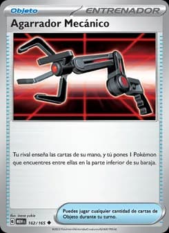 Agarrador Mecánico card in Spanish