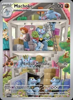 Machoke card in Spanish