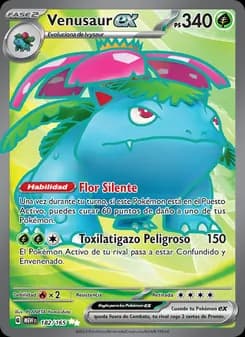 Venusaur ex card in Spanish