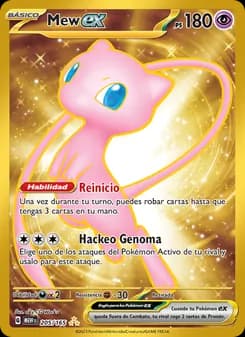 Mew ex card in Spanish