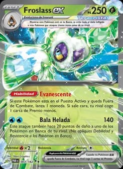 Froslass ex card in Spanish