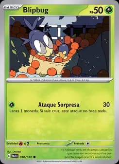 Blipbug card in Spanish