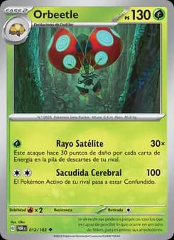 Orbeetle card in Spanish