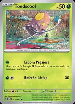 Toedscool card in Spanish
