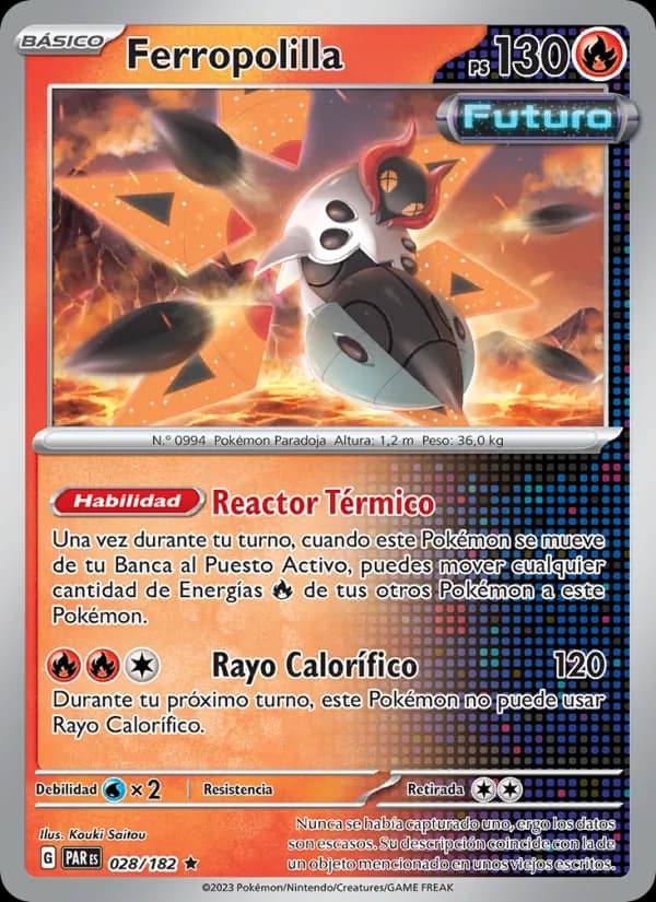 Ferropolilla card in Spanish