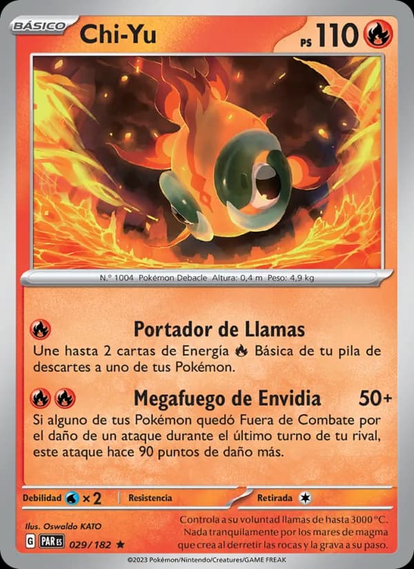 Chi-Yu card in Spanish