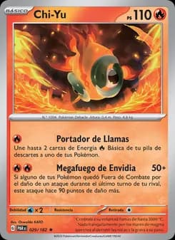 Chi-Yu card in Spanish