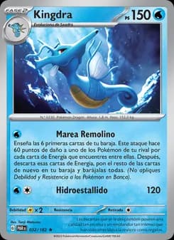 Kingdra card in Spanish