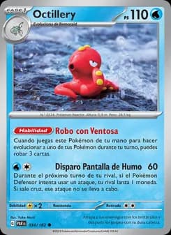 Octillery card in Spanish