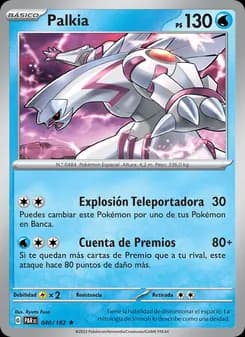 Palkia card in Spanish