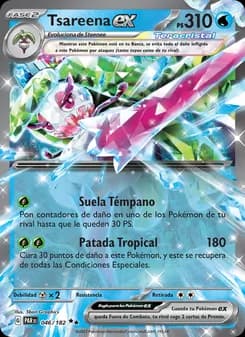Tsareena ex card in Spanish