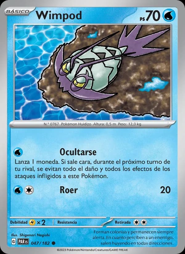 Wimpod card in Spanish
