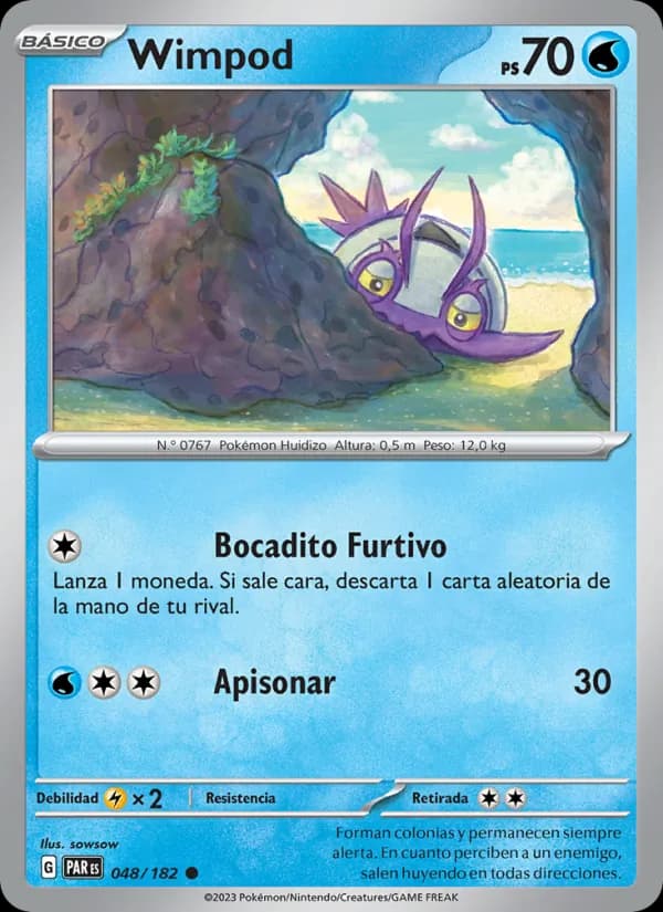 Wimpod card in Spanish