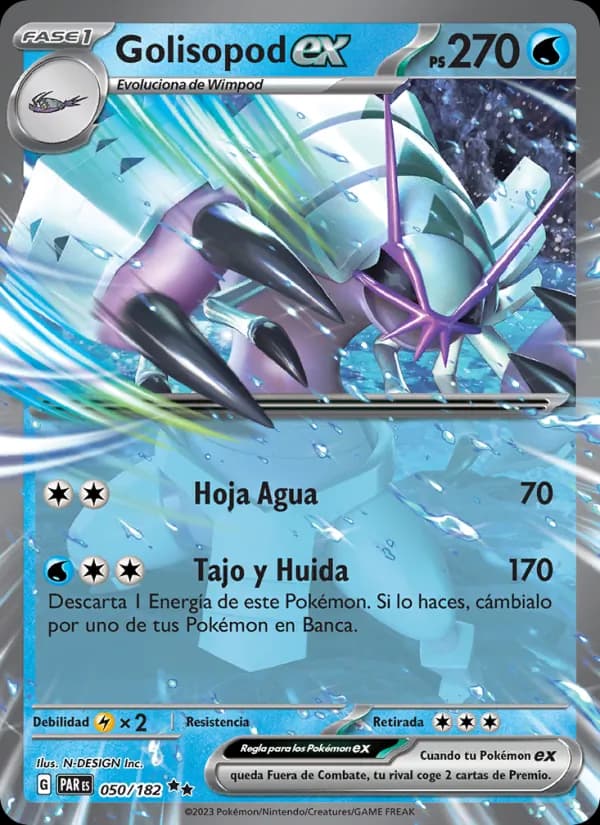 Golisopod ex card in Spanish