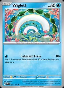 Wiglett card in Spanish