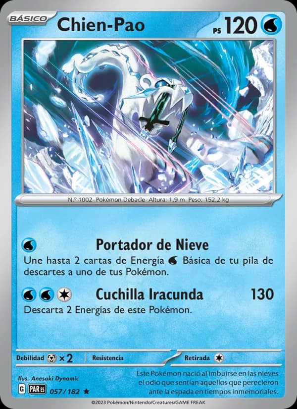 Chien-Pao card in Spanish