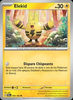 Elekid card in Spanish