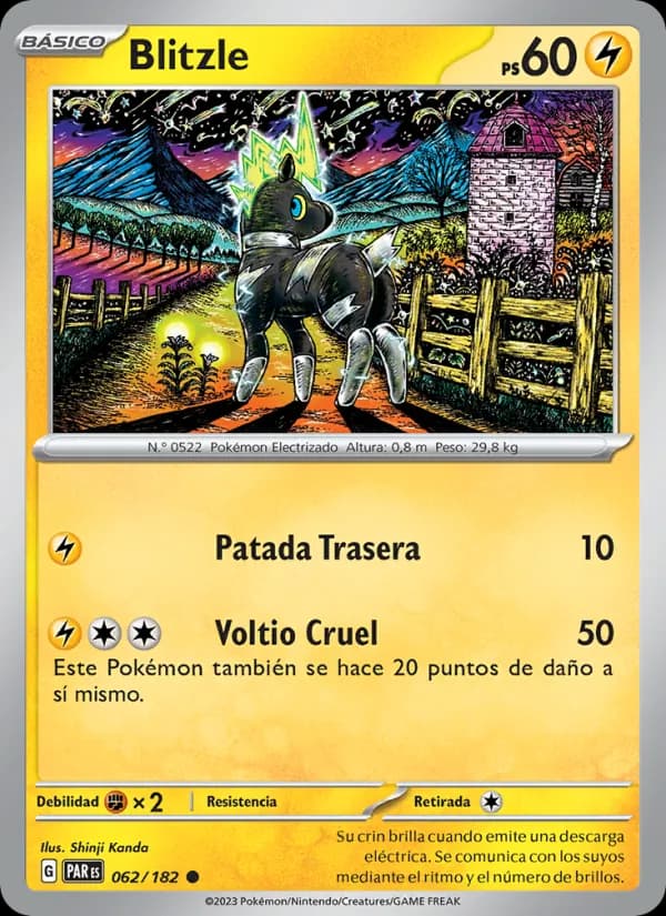 Blitzle card in Spanish