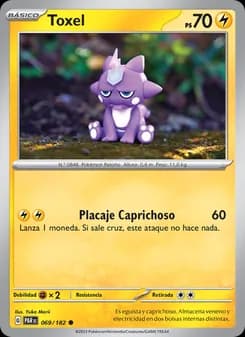 Toxel card in Spanish
