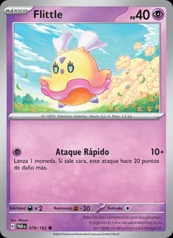 Flittle card in Spanish