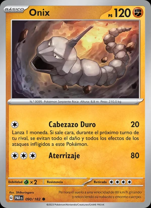 Onix card in Spanish
