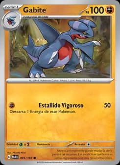 Gabite card in Spanish