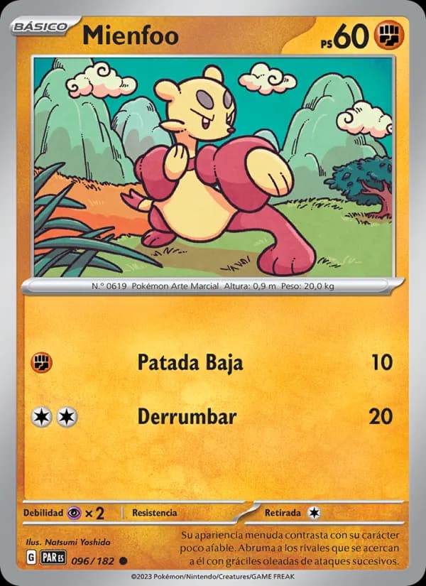 Mienfoo card in Spanish