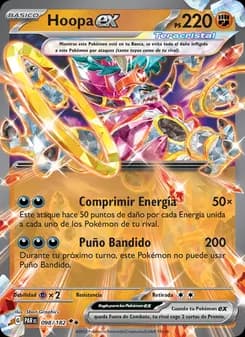 Hoopa ex card in Spanish