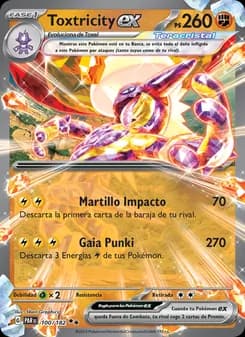 Toxtricity ex card in Spanish