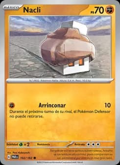 Nacli card in Spanish