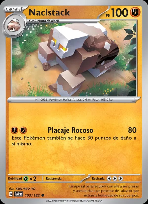 Naclstack card in Spanish