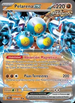 Pelarena ex card in Spanish