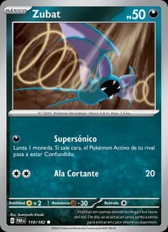 Zubat card in Spanish