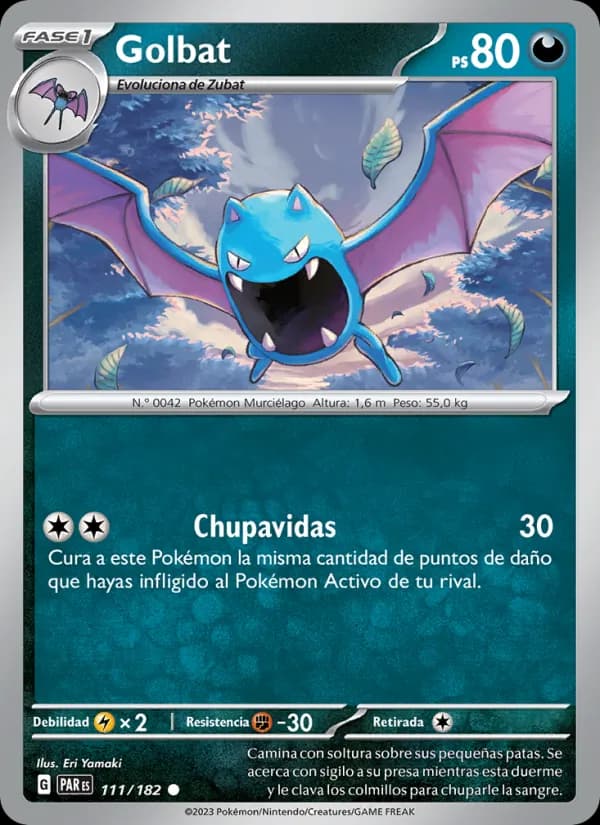 Golbat card in Spanish