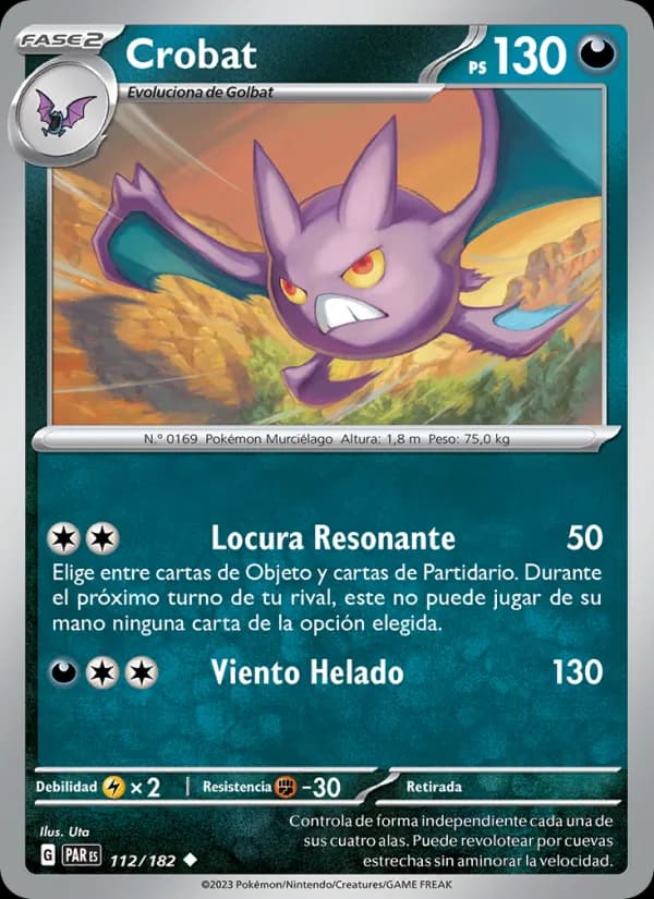 Crobat card in Spanish