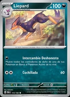 Liepard card in Spanish