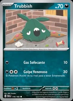 Trubbish card in Spanish