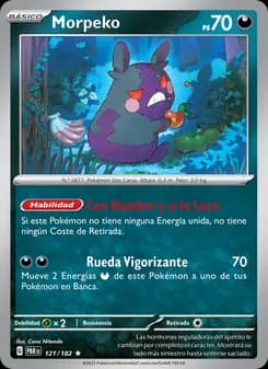 Morpeko card in Spanish