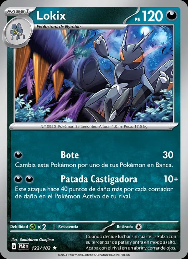 Lokix card in Spanish
