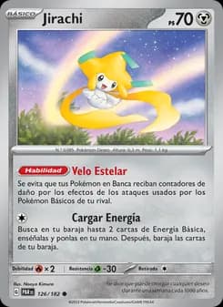 Jirachi card in Spanish