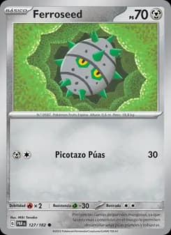 Ferroseed card in Spanish