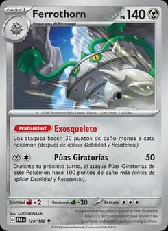Ferrothorn card in Spanish