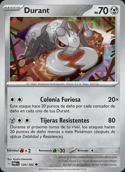 Durant card in Spanish