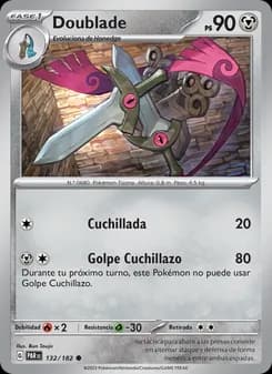 Doublade card in Spanish
