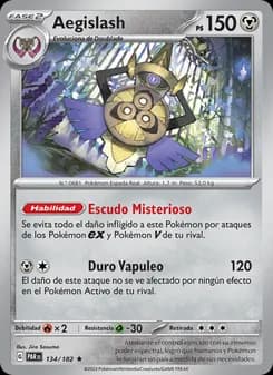 Aegislash card in Spanish