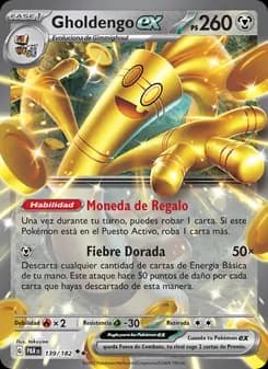 Gholdengo ex card in Spanish