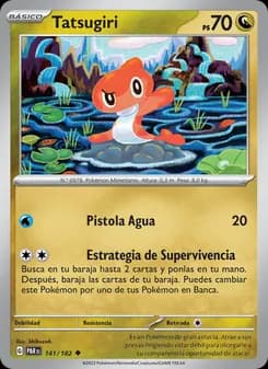 Tatsugiri card in Spanish