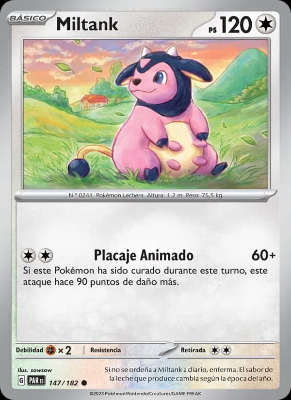 Miltank card in Spanish