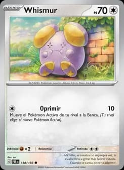 Whismur card in Spanish