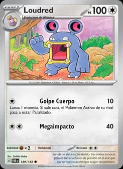 Loudred card in Spanish